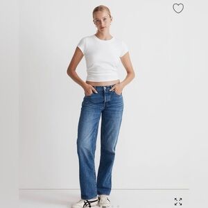 Madewell Low-Slung Straight Jeans Palmina Wash. Size 31. Great condition.